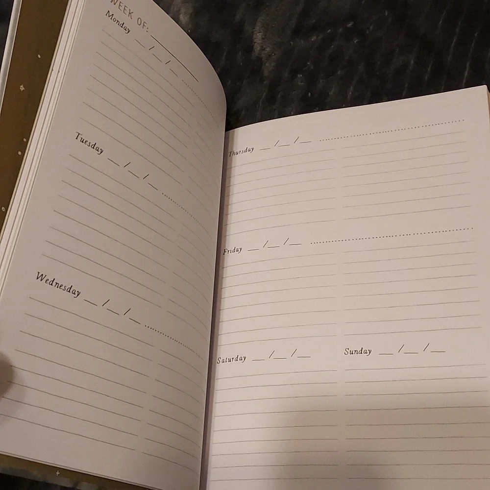 New undated planner